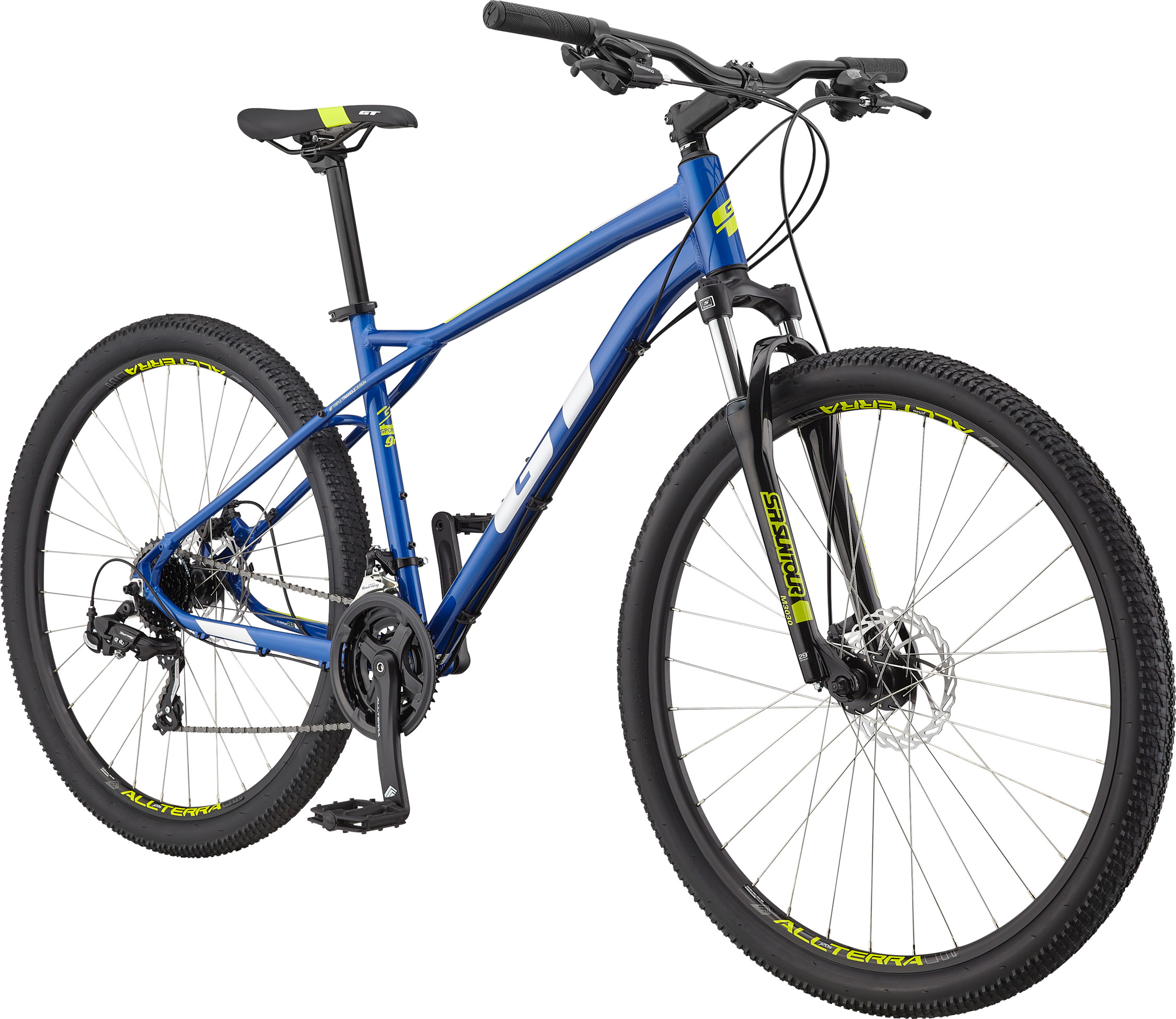 GT Bicycles Aggressor Sport 29 Hardtail MTB Bike Gloss Metallic Blue LG Go Easy Cycles